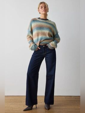 NWT Levi’s Low Loose Jeans Wide-Leg Dark Blue Denim